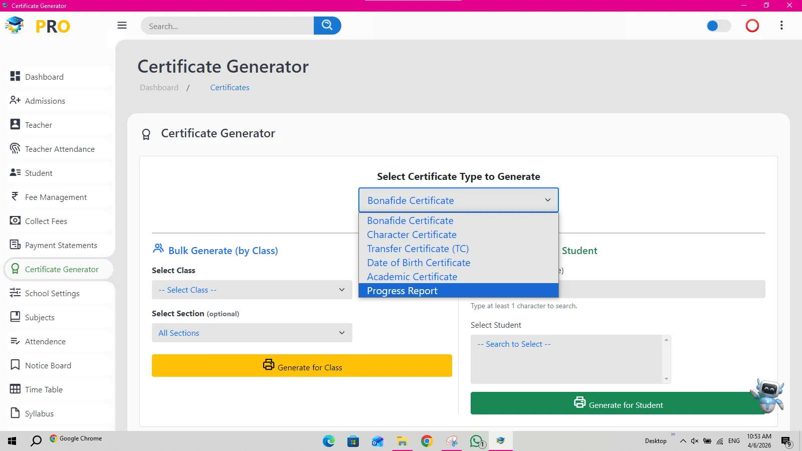 Windows Desktop Certificate Generator