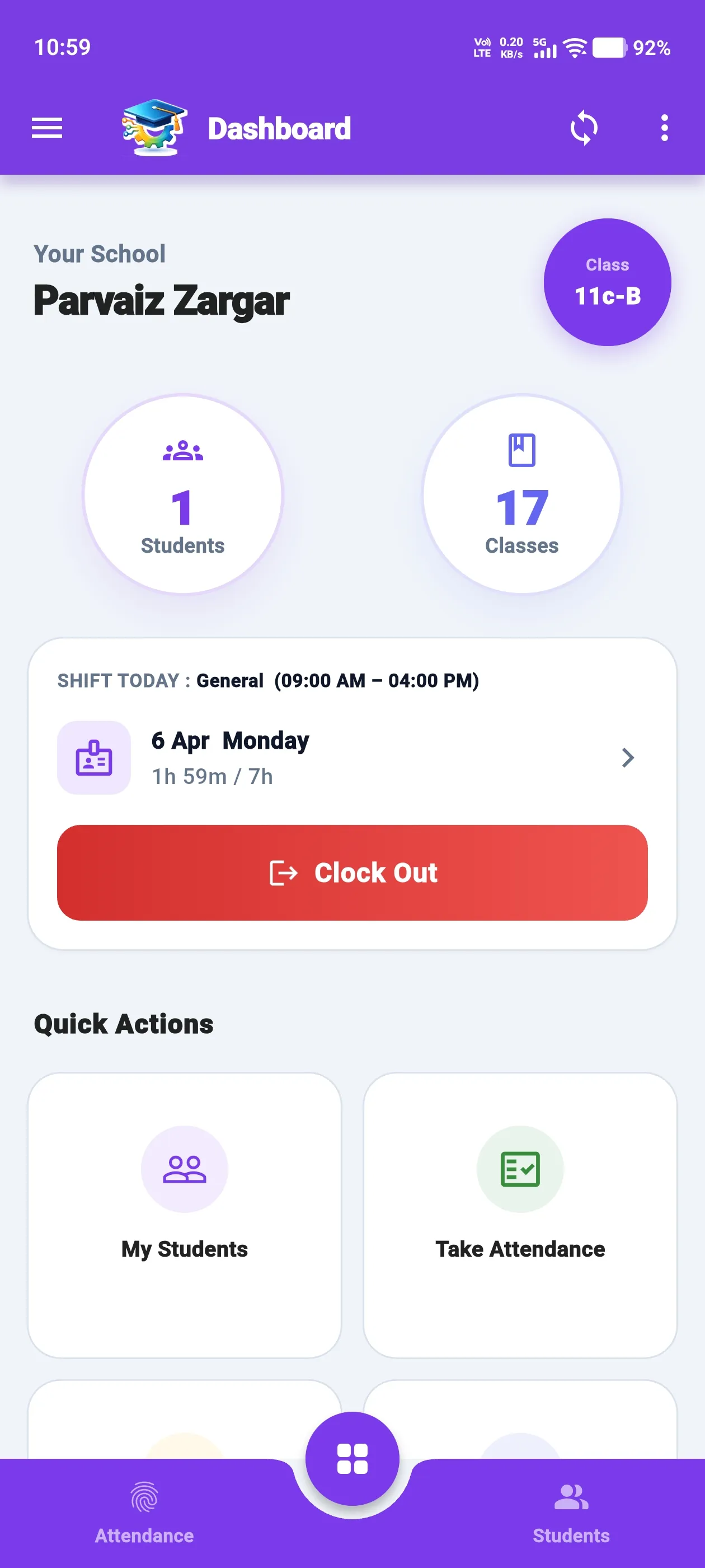 Android Mobile Dashboard